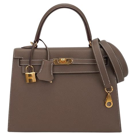 hermes kelly sellier 25 epsom gris|hermes kelly 25 price.